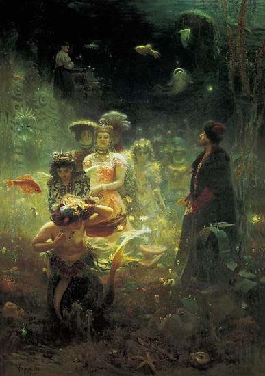 Ilya Repin Sadko in the Underwater Kingdom, Spain oil painting art